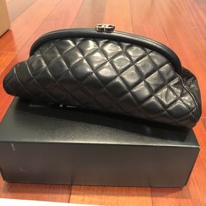 SOLD 100% authentic Chanel kisslock clutch